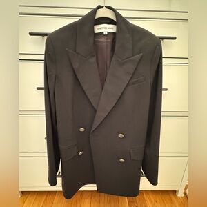 Veronica Beard Black Double-Breasted Blazer